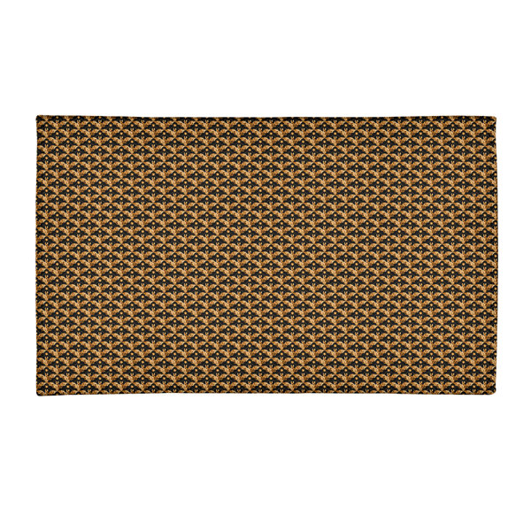 East Urban Home Handmade Orange/Black Area Rug Wayfair